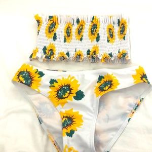Sunflower shein bathing suit